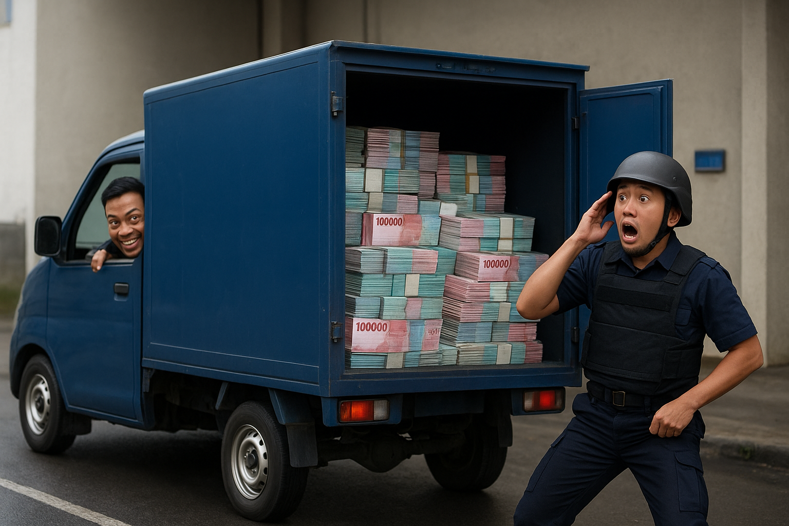 Kronologi Sopir Bank Gondol Rp10 Miliar, Rekan ke Toilet Mobil Hilang